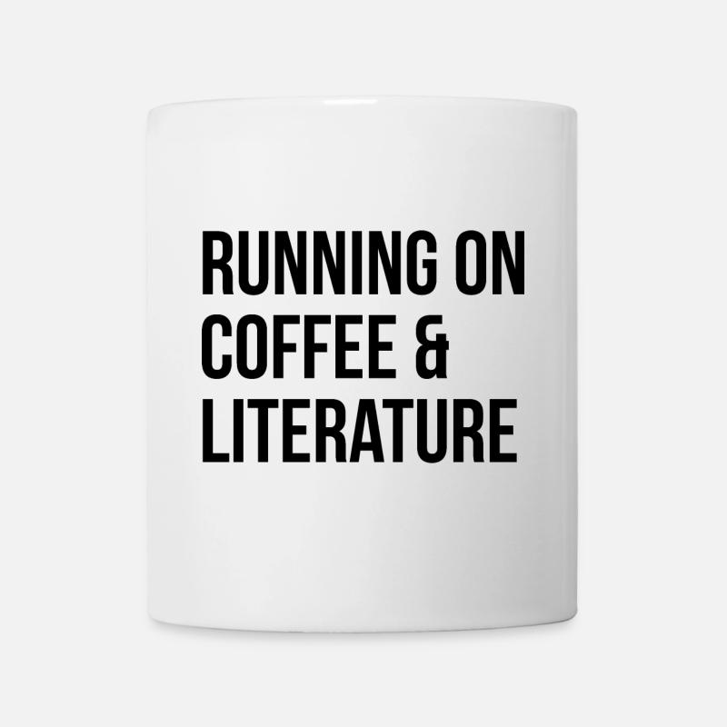 littérature - Mug blanc - blanc