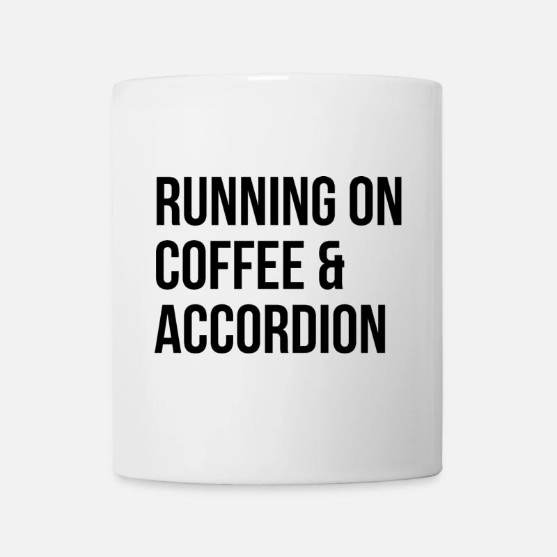 Akkordeon - Tasse - Weiß