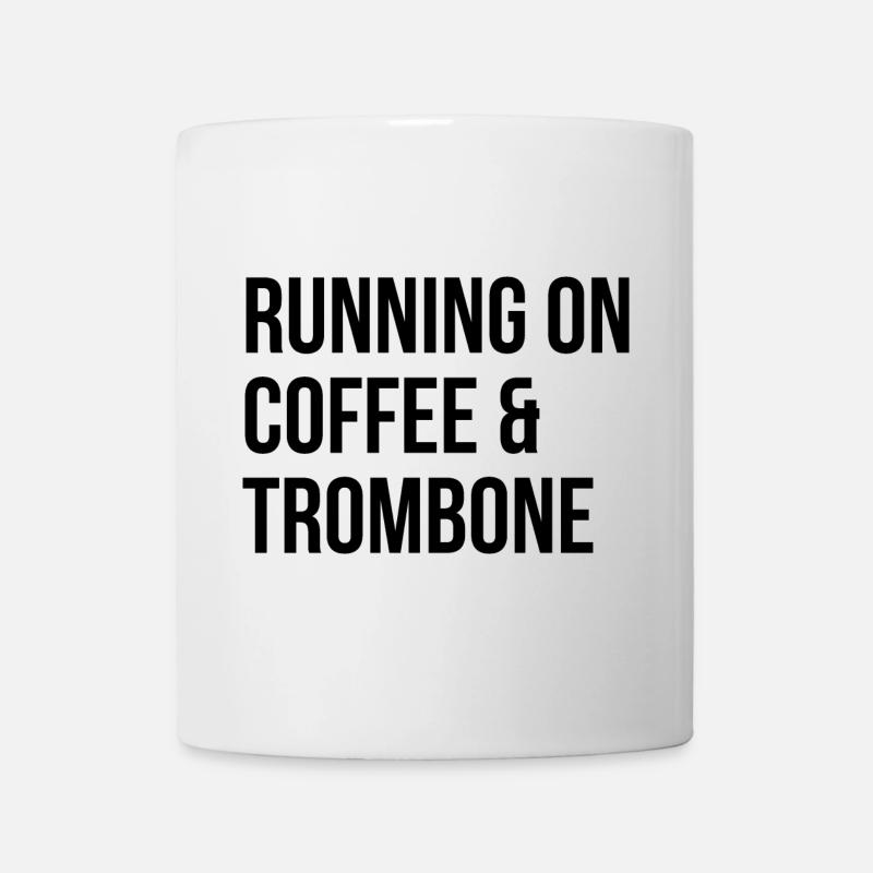 Posaune - Tasse - Weiß