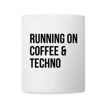 Techno - Tasse - Weiß - Vorne