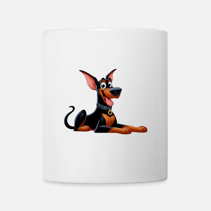 Doberman - Mug - white