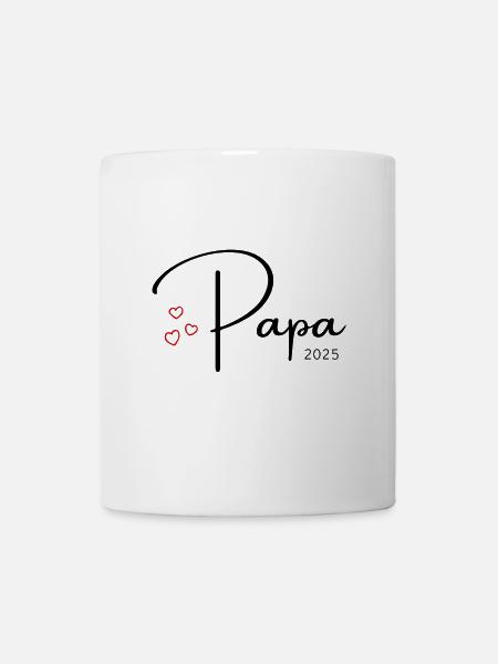 werdender Papa ich bin schwanger Geschenk Partner - Tasse - Weiß