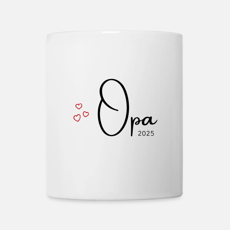Opa 2025 - Tasse - Weiß