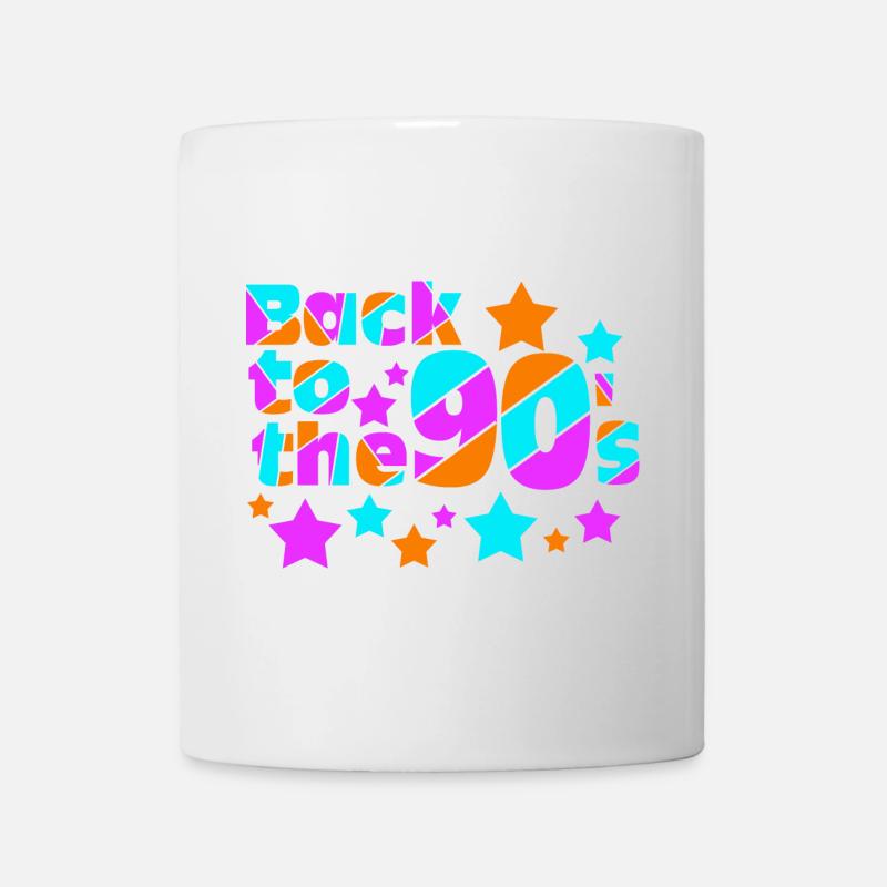 Fête des années 90 , Soirée à thème , Années 90 retour à (25) - Mug blanc - blanc