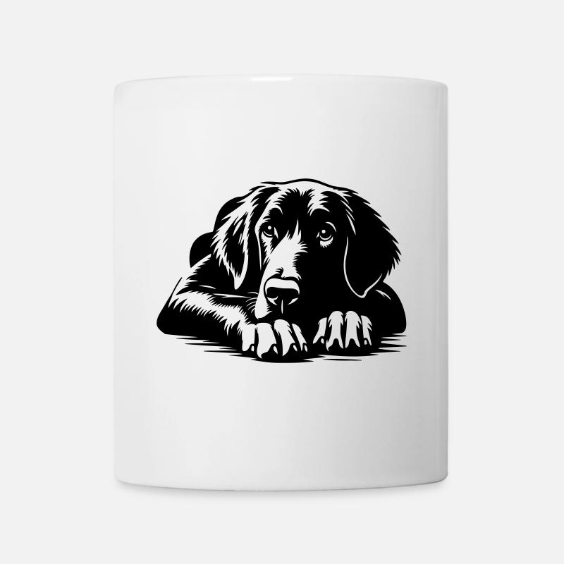 Flat-coated Retriever - Mug - white