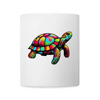 Tortue - Mug blanc - blanc - Devant