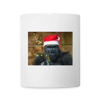 Gorilla Shenanigans Style Noël - Mug blanc - blanc - Devant