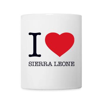 I LOVE SIERRA LEONE - Tasse - Weiß - Vorne