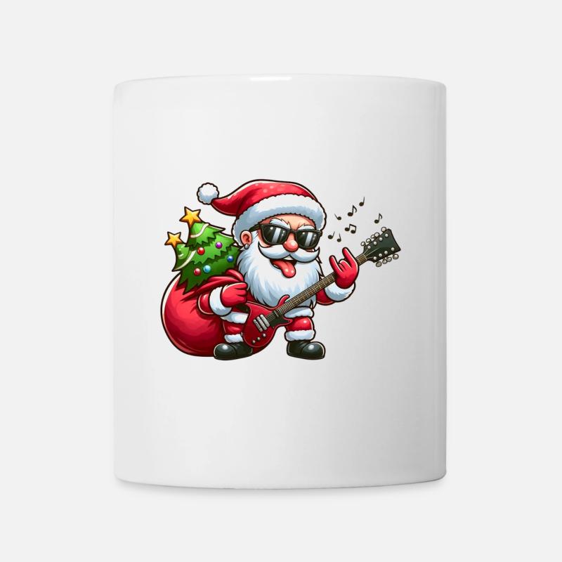 Santa Rock 1 - Tasse - Weiß