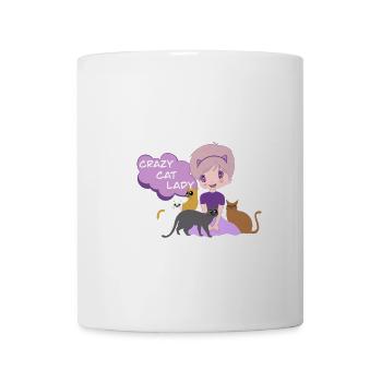 Crazy Cat Lady - Mug - white - Front