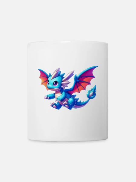 Drache - Tasse - Weiß