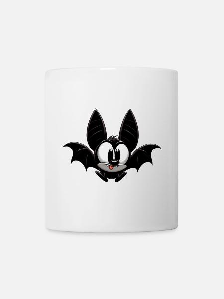 Fledermaus - Tasse - Weiß
