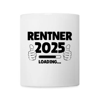 Rentner 2025 Loading - Tasse - Weiß - Vorne