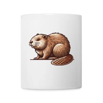 Biber - Tasse - Weiß - Vorne