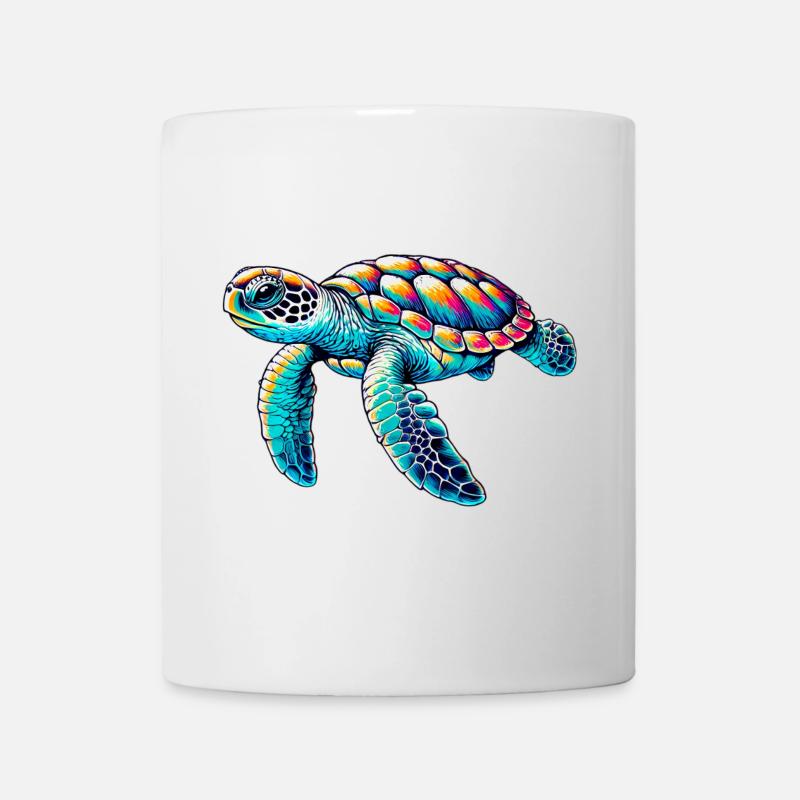 Tortue - Mug blanc - blanc
