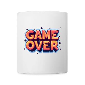 Game Over - Tasse - Weiß - Vorne