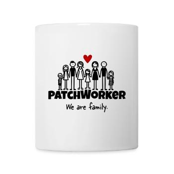 Patchworker We are family - Tasse - Weiß - Vorne