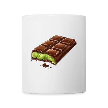 Dubaï Chocolat Pistaches Pistache Crème Chocolat - Mug blanc - blanc - Devant