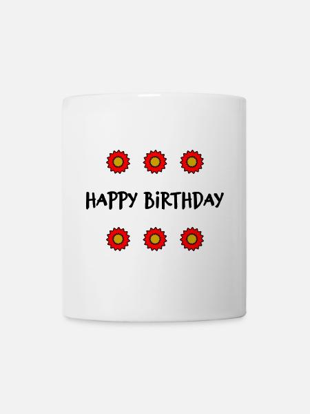 ALLES GUTE ZUM GEBURTSTAG. ALLES GUTE ZUM GEBURTSTAG. JAHRESTAG. - Tasse - Weiß