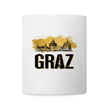 Graz Austria Skyline City Gold Home Love - Mug - white - Front