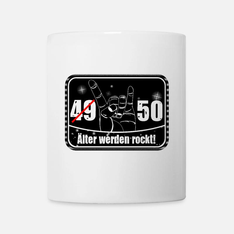 49/50 Alter rockt - Tasse - Weiß