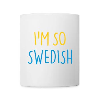 I'M SO SWEDISH Sweden Schweden - Mug - white - Front