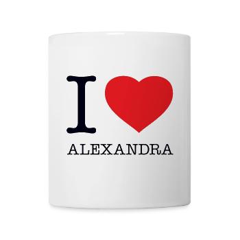I LOVE ALEXANDRA - Tasse - Weiß - Vorne