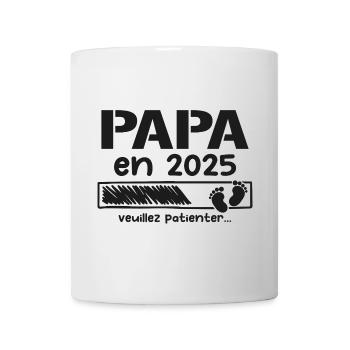 Dad in 2025 Father-to-be Gifts - Mug - white - Front