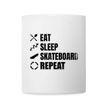 Skateboarder Daily Routine - Mug - white - Front
