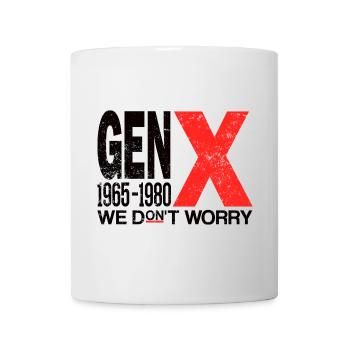 Generation X – Old School & Proud - Mug - white - Front