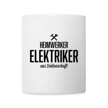 Heimwerker Elektriker - Tasse - Weiß - Vorne