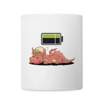 Dragon Sleeping Recharging Night Bedtime - Tasse - Weiß - Vorne