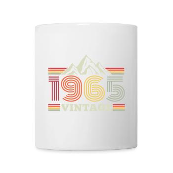 Geburtstag Jahrgang 1965 Retro Wandern - Tasse - Weiß - Vorne