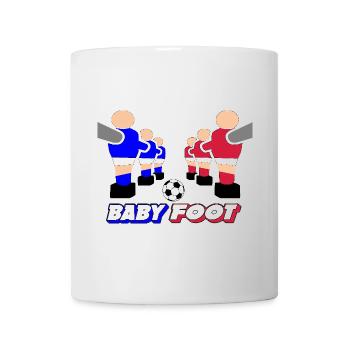 Tischfußball - Tasse - Weiß - Vorne
