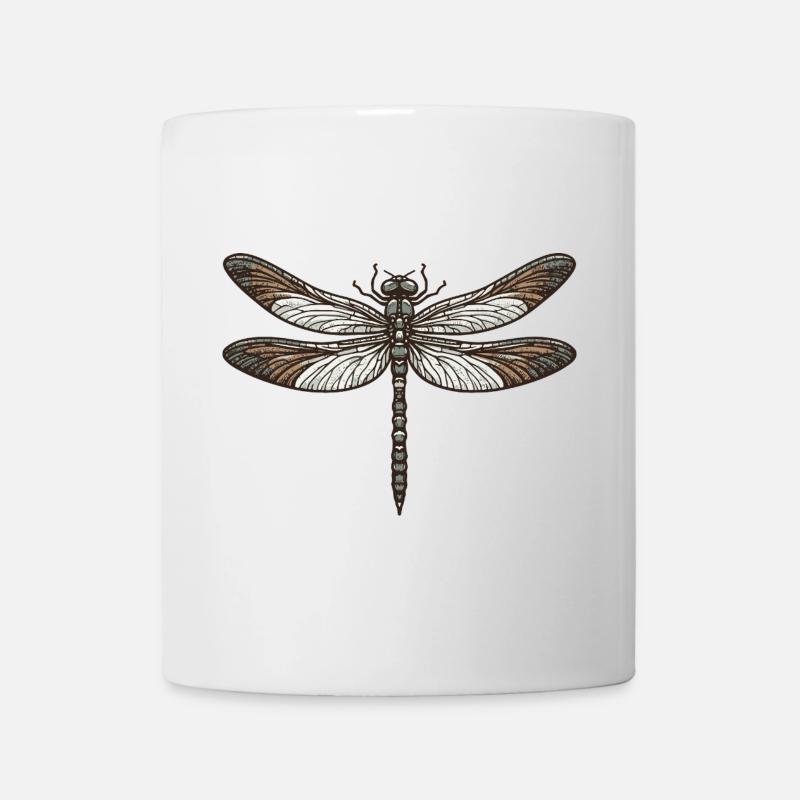 Libelle - Tasse - Weiß