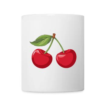 Vibrant Cherry Illustration - Mug - white - Front