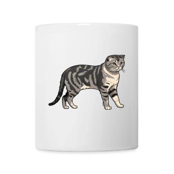 Pliage écossais - Cat Pet Design - Mug blanc - blanc - Devant