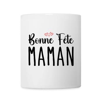 Bonne Fête Maman - Mug blanc - blanc - Devant