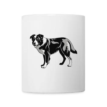 Border Collie - Conception de chien de compagnie - Mug blanc - blanc - Devant