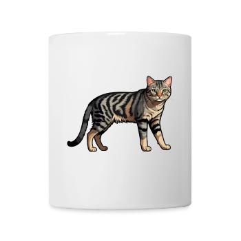 Domestic Cat - Cute Pet Sticker - Mug - white - Front