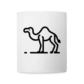 Chameau - Mug blanc - blanc - Devant