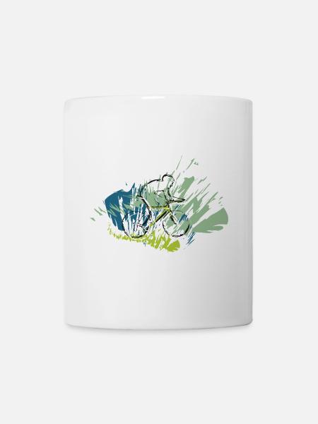 RIKELS Design: Radfahrer 2025 - Tasse - Weiß