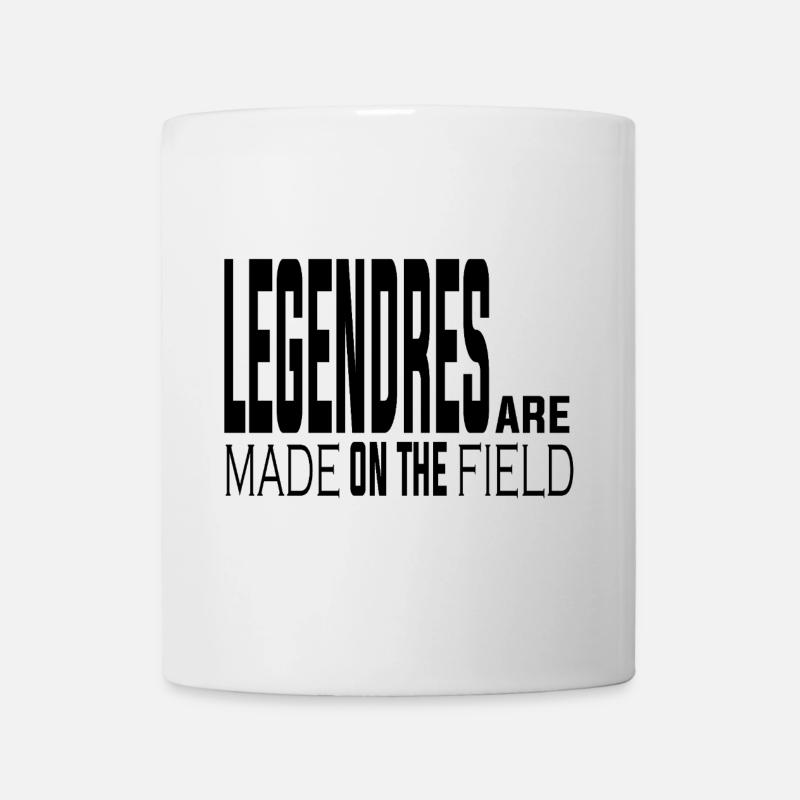 Legendres are made on the field - Mug blanc - blanc