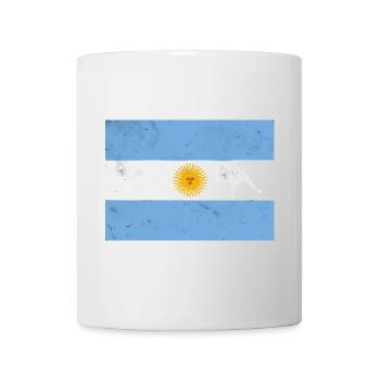 Drapeau de l’Argentine – symbole de fierté et de liberté - Mug blanc - blanc - Devant