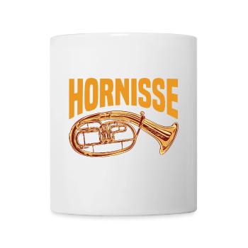 Hornisse - Tenorhorn Design für Orchester Musiker - Tasse - Weiß - Vorne