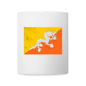 Flag of Bhutan - Mug - white - Front