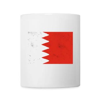 Drapeau de Bahreïn - Mug blanc - blanc - Devant