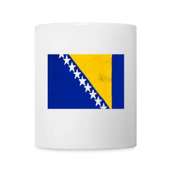 Drapeau de la Bosnie-Herzégovine - Mug blanc - blanc - Devant