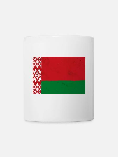 Flag of Belarus - Mug - white