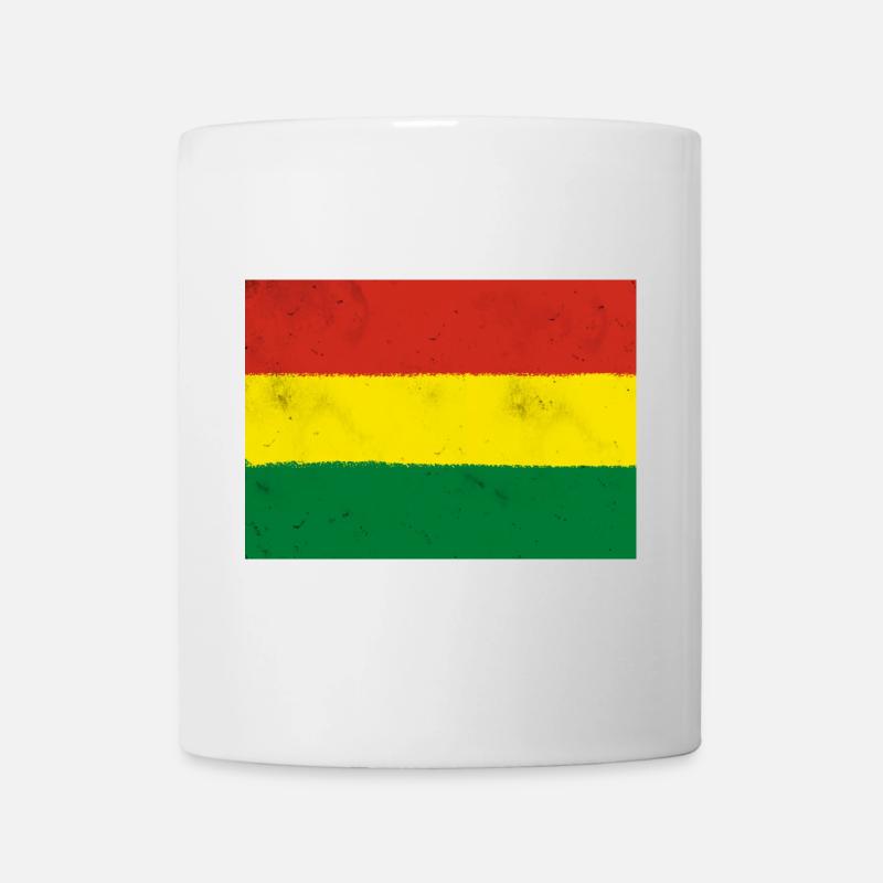 Drapeau de la Bolivie - Mug blanc - blanc